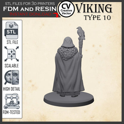VIKING Type 10 STL File for 3D Print Miniature