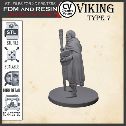 VIKING Type 7 STL File for 3D Print Miniature