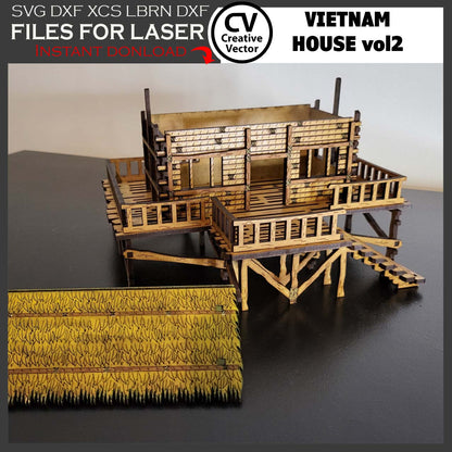 Vietnam House vol1 in scale 28 mm