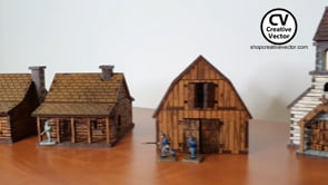 American Civil War Wooden Barn