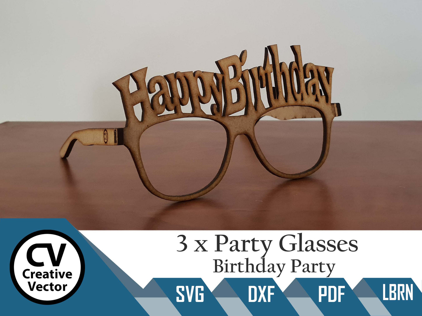 3 x Projects Birthday Party Fun Glasses