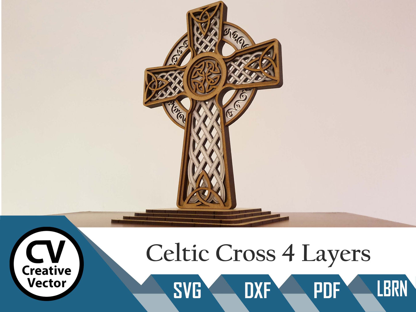Celtic Cross laser cut