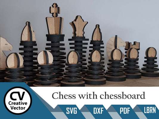 Chess 3D with chessboard vol.2