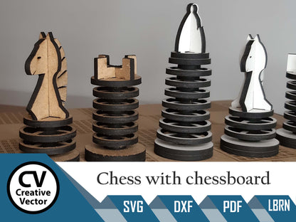 Schach 3D mit Schachbrett vol.2