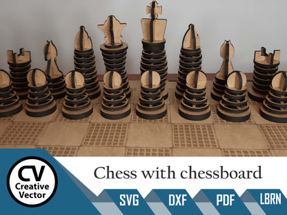 Chess 3D with chessboard vol.2
