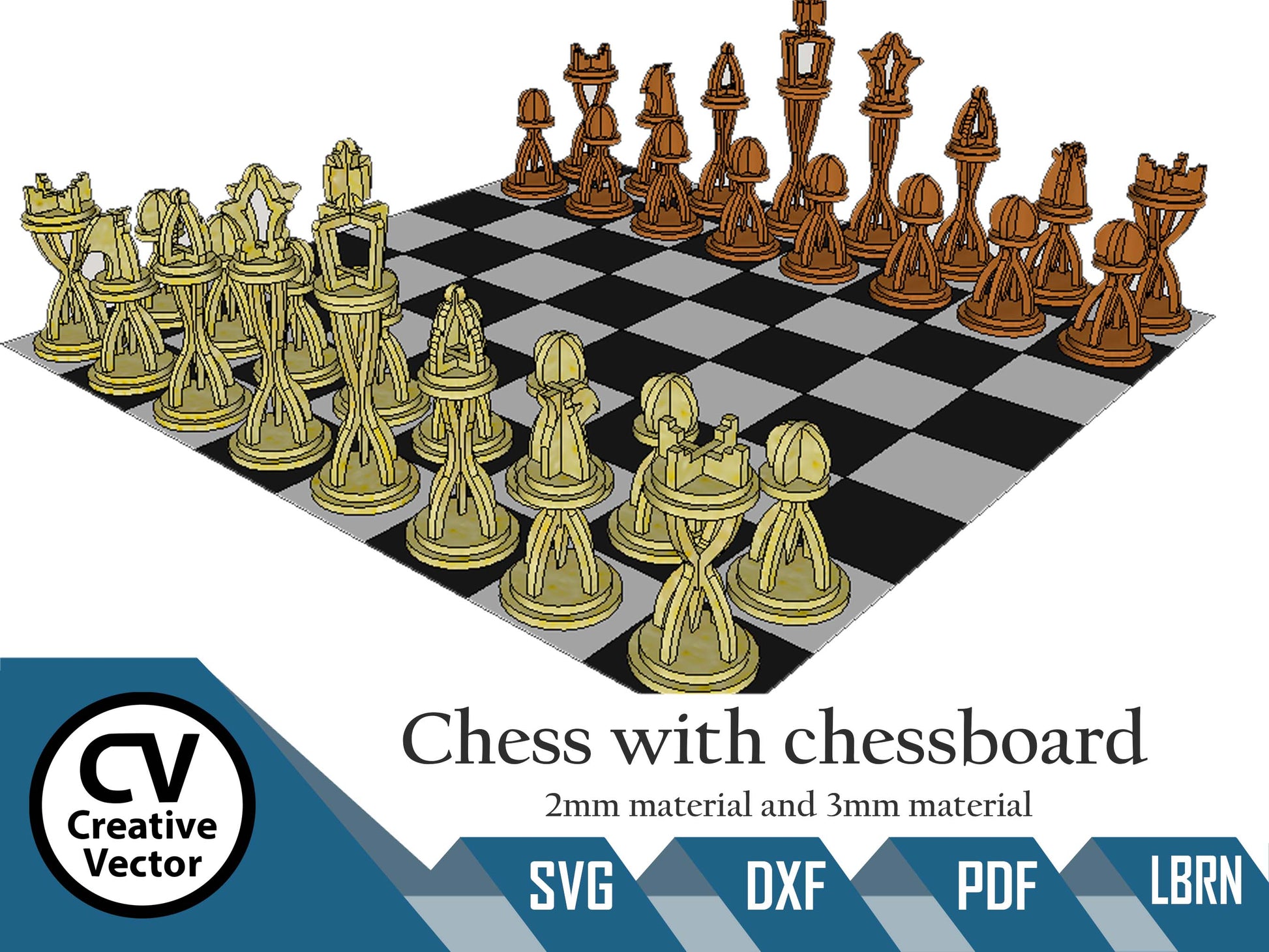 Schach mit Schachbrett vol.1