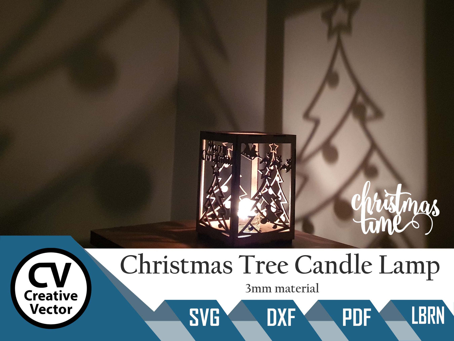 Christmas Tree  Candle Lamp