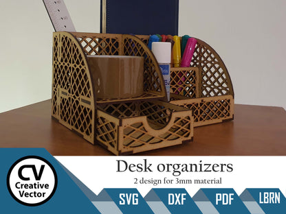 Desk organizers 2 designs