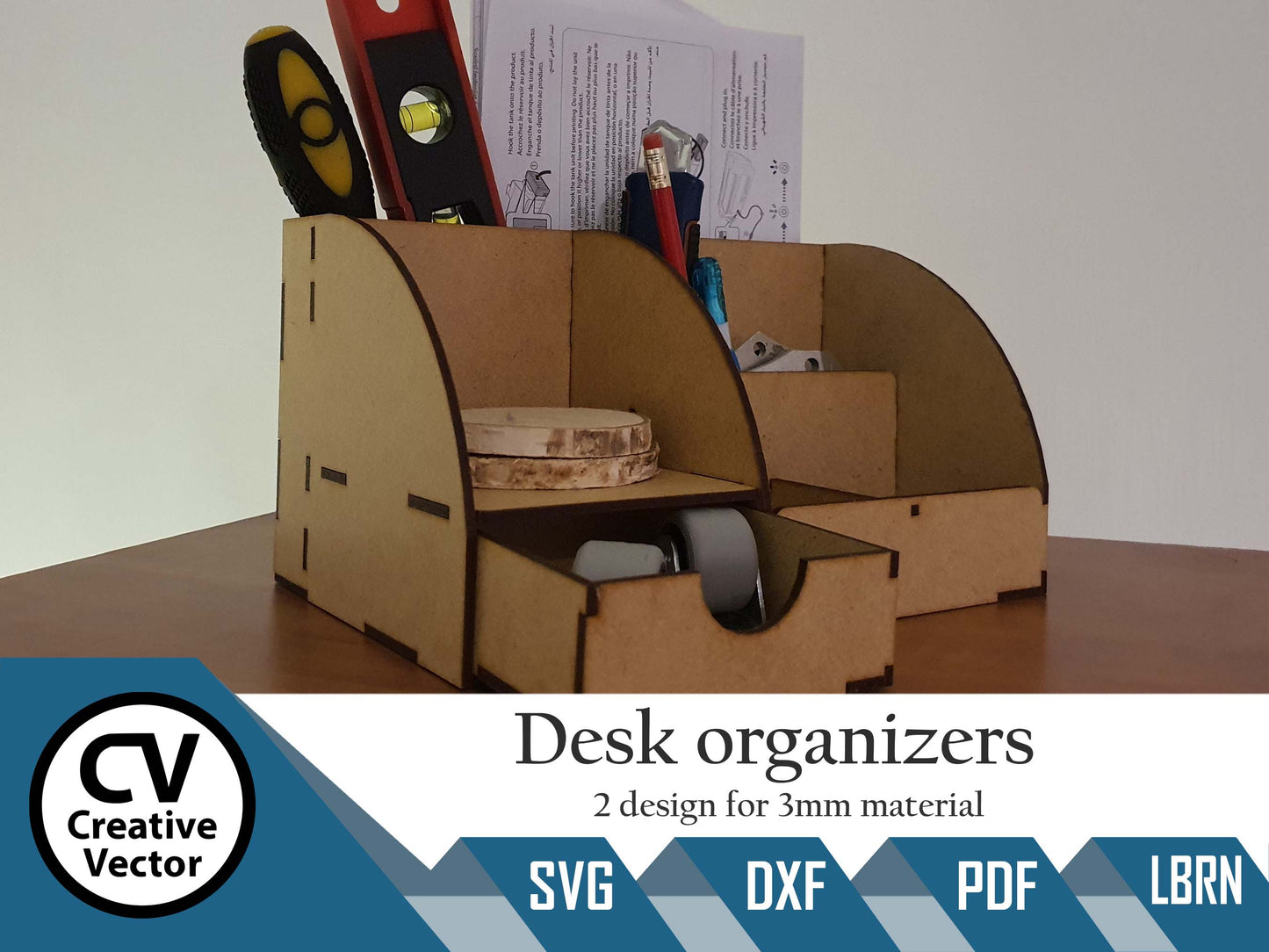 Schreibtischorganisatoren 2 Designs