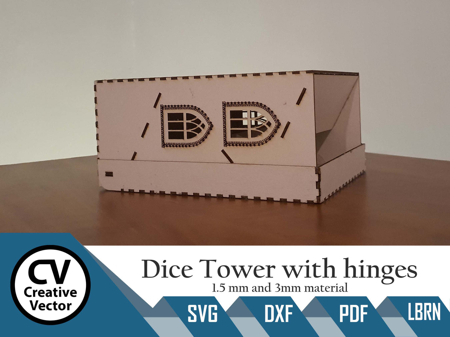 Dice Tower with hinges